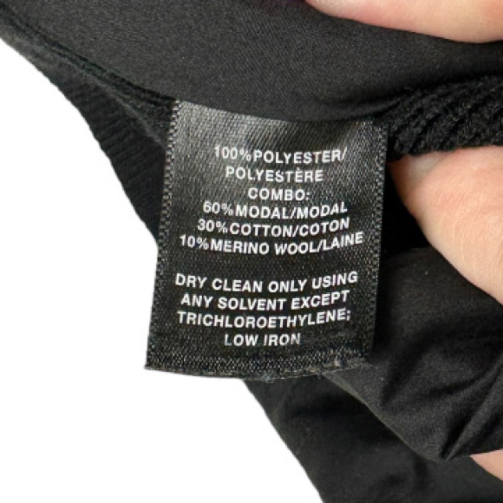 Lafayette Mixed Media Full Zip Mock Neck Vest Size XS (P) - Picture 6 of 7